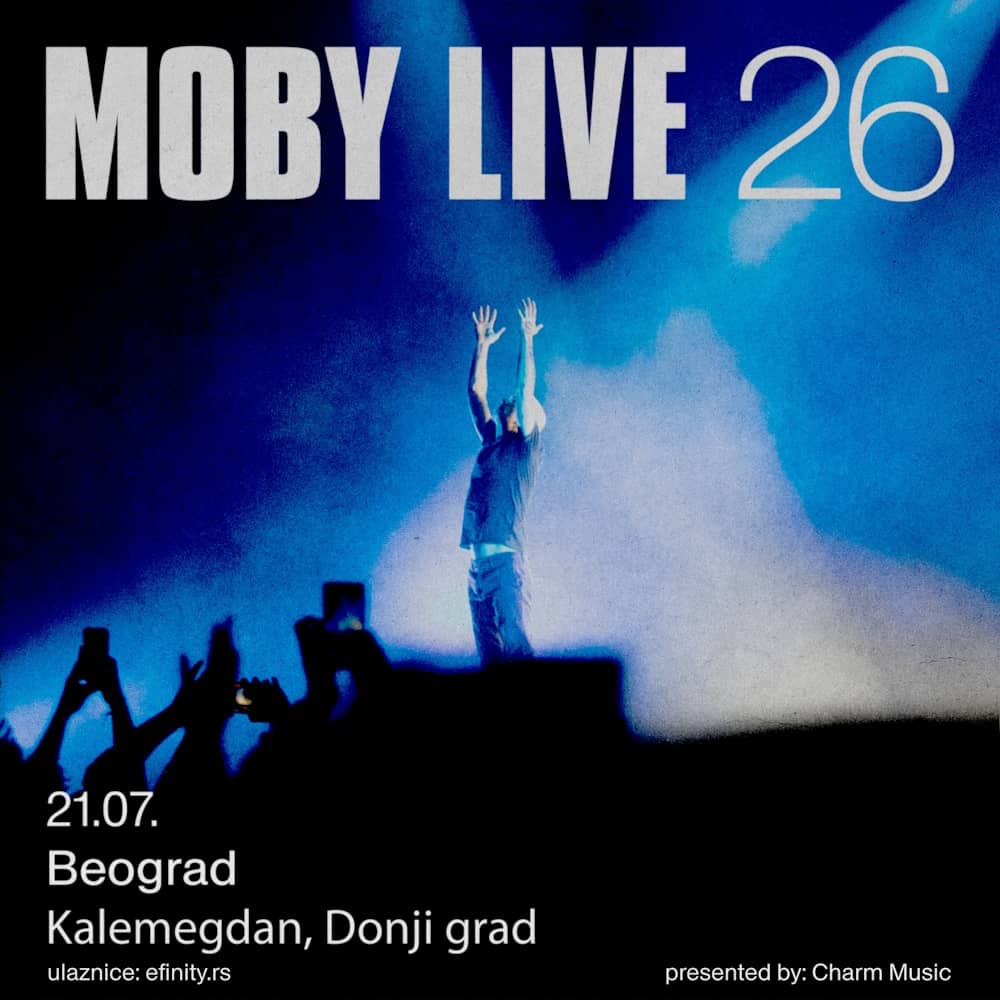 Moby - концерт в Белграде (21.07.2026 Kalemegdan Donji grad)
