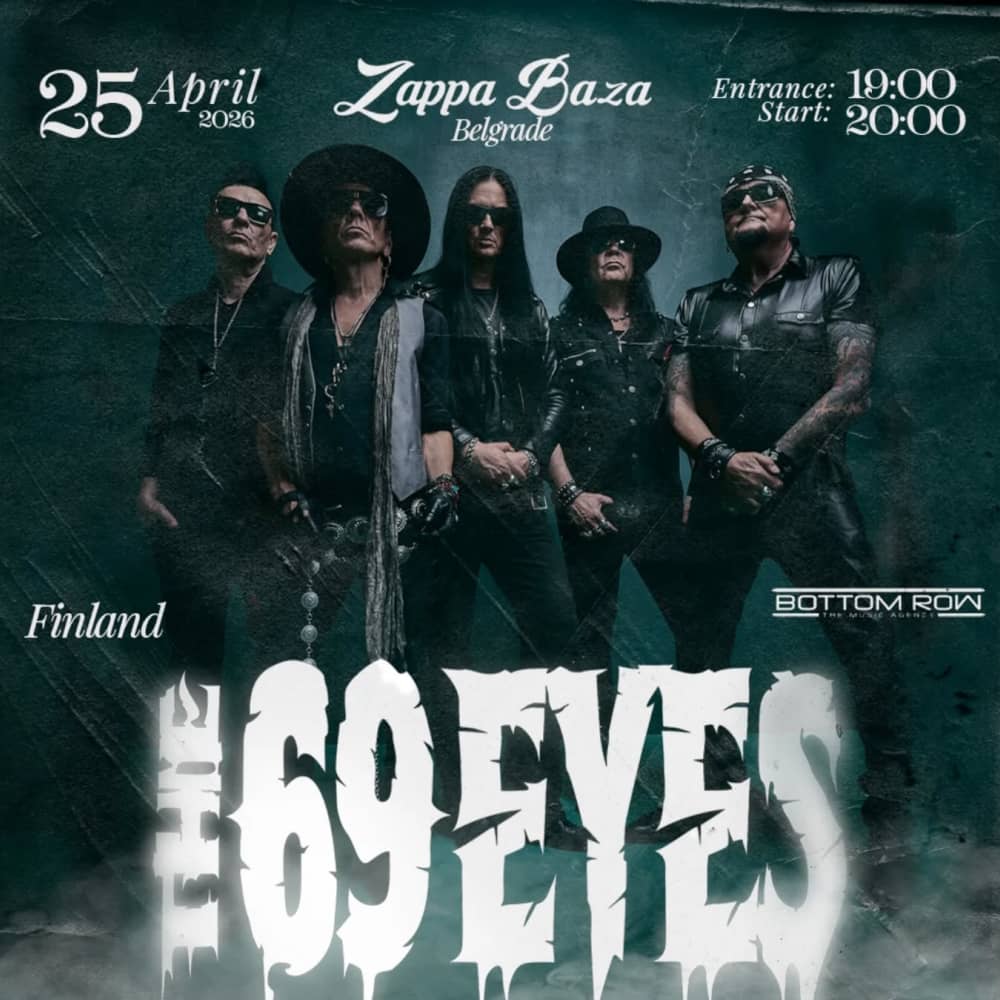 The 69 Eyes - live in Belgrade (25.04.2026 Zappa Baza) The 69 Eyes - live in Belgrade (25.04.2026 Zappa Baza)