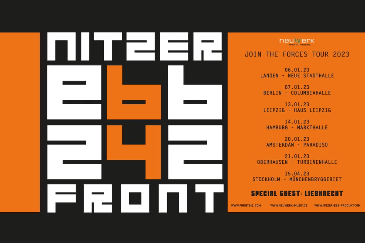 Nitzer Ebb и Front 242 объединят свои силы в 2023