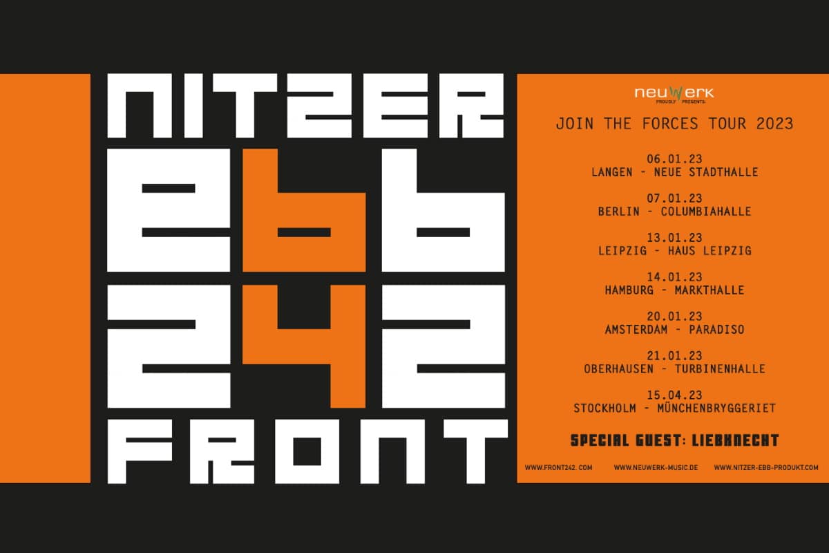 Nitzer Ebb and Front 242 will Join The Forces in 2023