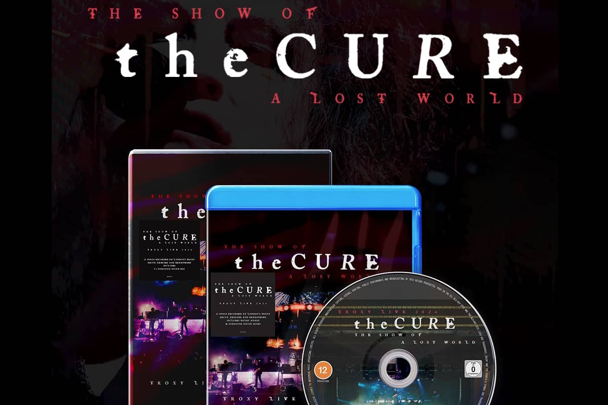 «The Cure: The Show of a Lost World» as DVD and Blu-ray on December 13th, 2025