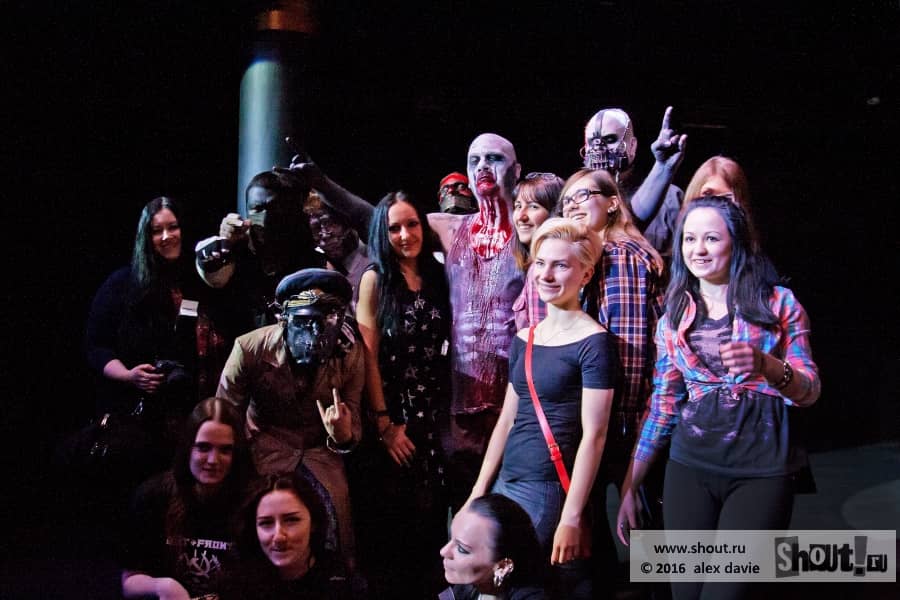 Ost+Front - meet n' greet at «Teatr» club (20.03.2016 Moscow, Russia)