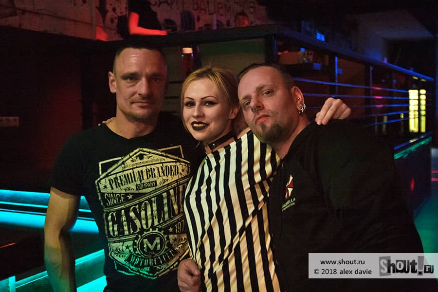 Funker Vogt - meet n' greet at «Glastonberry» club (24.03.2018 Moscow, Russia)