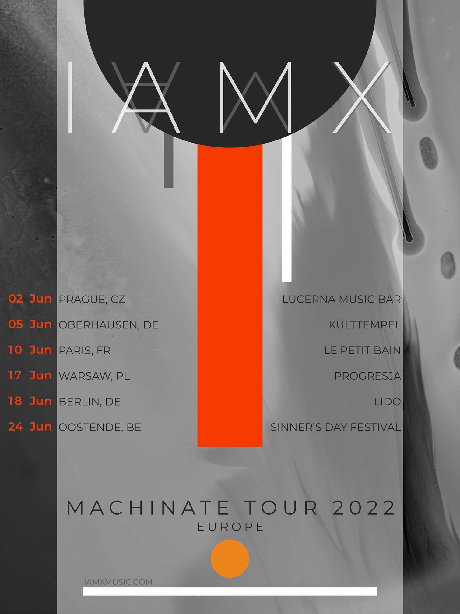 IAMX - MACHINATE TOUR 2022