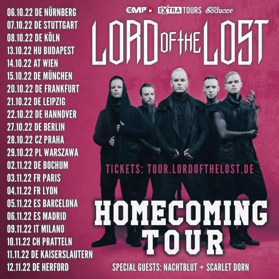 LORD OF THE LOST - HOMECOMING TOUR 2022