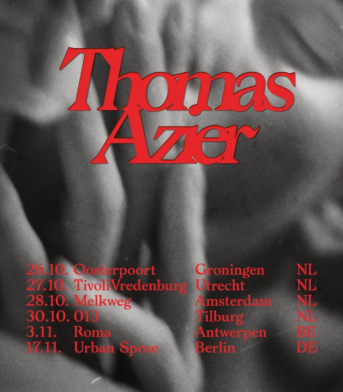 THOMAS AZIER - GLOSSOLALIA TOUR 2022