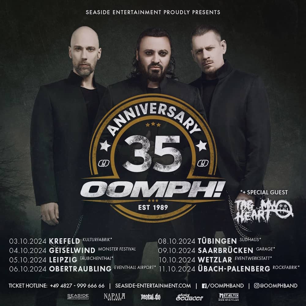 OOMPH! - 35 YEARS/JAHRE OOMPH! - TOUR 2024