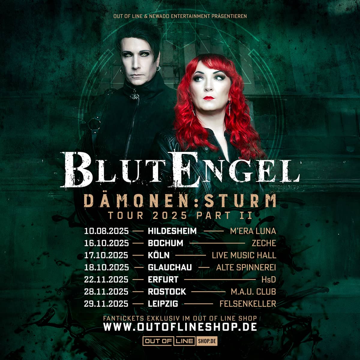 BLUTENGEL - DÄMONEN:STURM TOUR 2025 PART II
