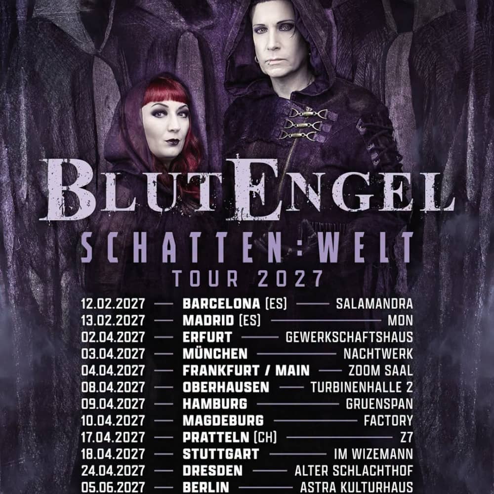 BLUTENGEL - SCHATTEN:WELT TOUR 2027 BLUTENGEL - SCHATTEN:WELT TOUR 2027