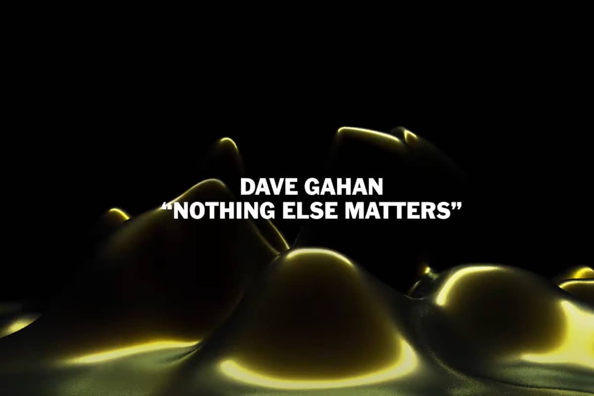Dave Gahan - «Nothing Else Matters» (Official Lyric Video)