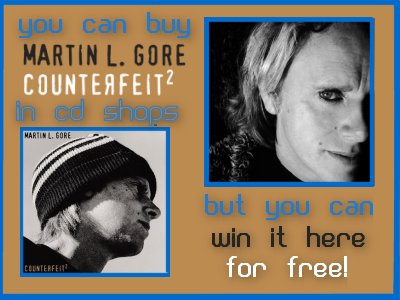 WIN NEWEST ALBUM OF MARTIN LEE GORE