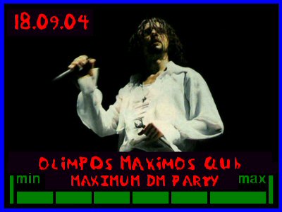 MAXIMUM DEPECHE MODE PARTY [18.09.04, ««Olympos Maximus» club]